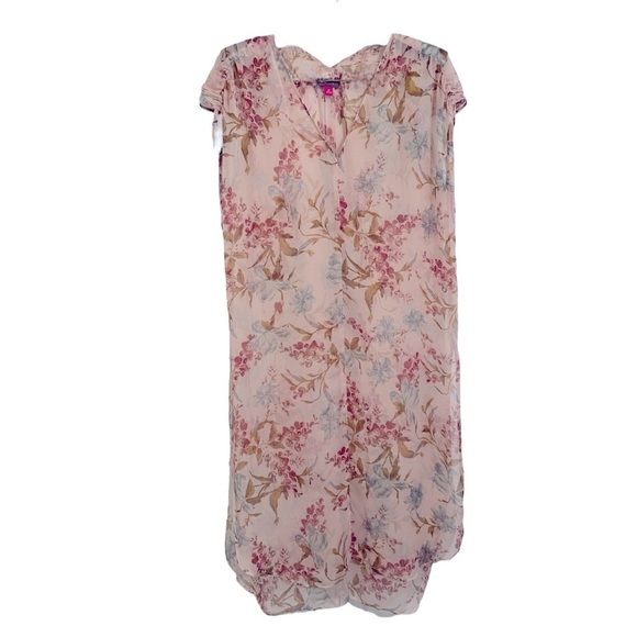 Vince Camuto Drawstring Extend Shoulder Tunic | Size:M - Picture 3 of 11